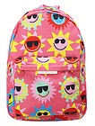 Розовый рюкзак с принтом Sunshine Face - 1504508410099