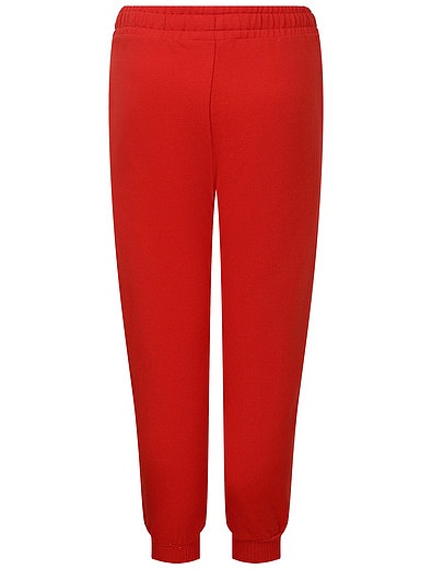 Красные спортивные брюки с крупным логотипом Moschino - 4244529270315 - Фото 2