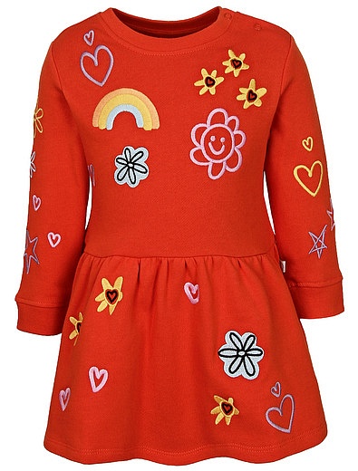 Красное платье с вышивкой Stella McCartney - 1054609385562 - Фото 1