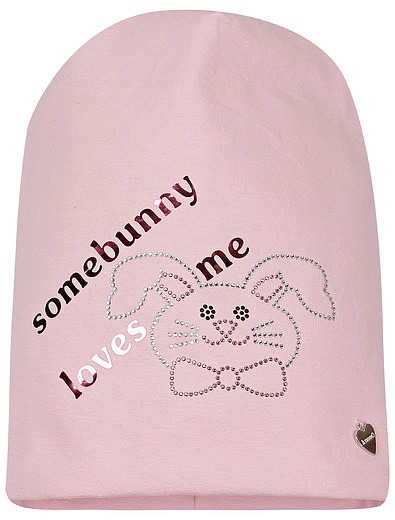Розовая шапка &quot;sumebunny loves me&quot; Il Trenino - 1354509270877 - Фото 1