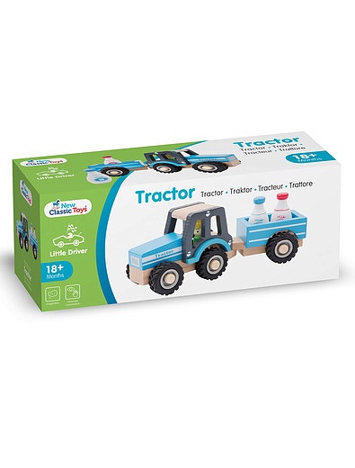 Игрушечный трактор с прицепом New Classic Toys - 7134529082100 - Фото 6
