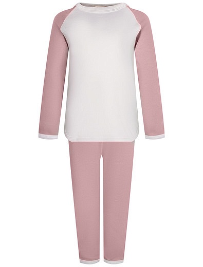 Розовая хлопковая пижама Mjolk - 0214509271261 - Фото 1