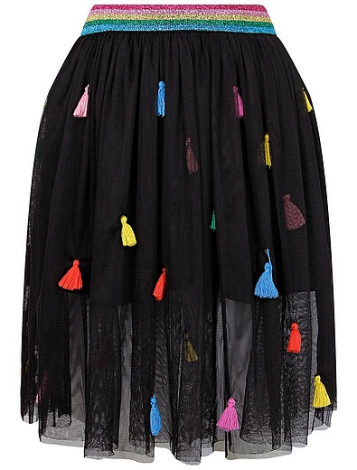 Многослойная юбка с кисточками Stella McCartney - 1044509182309 - Фото 1
