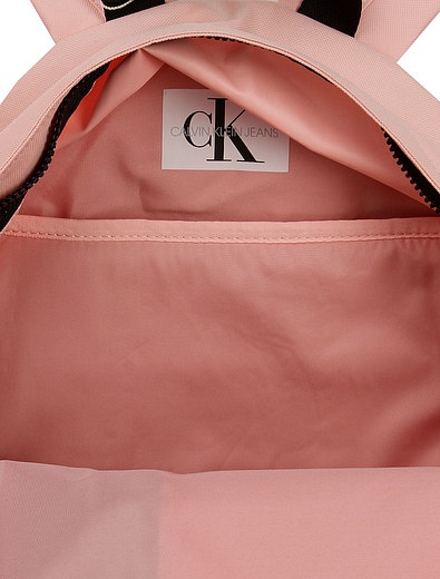 Розовый рюкзак с логотипом CALVIN KLEIN JEANS - 1504508170115 - Фото 5
