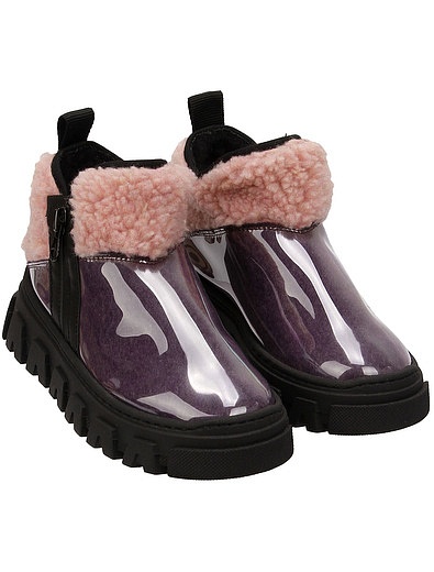 Фиолетовые утепленные ботинки JARRETT - 2034509283587 - Фото 1