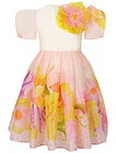 Платье с объёмным цветком - 1054509418773