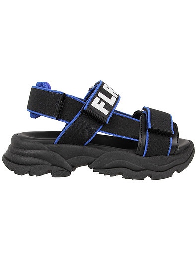 Черные сандалии на липучках Florens - 2074519071002 - Фото 2
