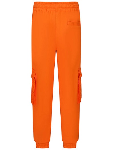 Оранжевые брюки с накладными карманами Dolce & Gabbana - 4244519372593 - Фото 2