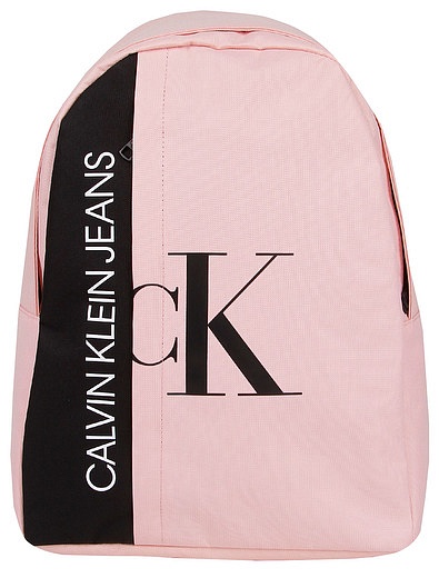 Розовый рюкзак с логотипом CALVIN KLEIN JEANS - 1504508170115 - Фото 1