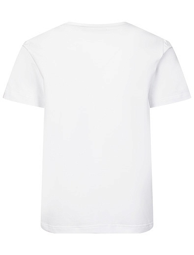 Белая футболка с имитацией кармана SILVER SPOON - 1134519416362 - Фото 6