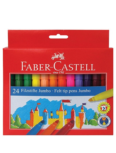 Фломастеры, 24 цвета Faber-Castell - 6874528280084 - Фото 1