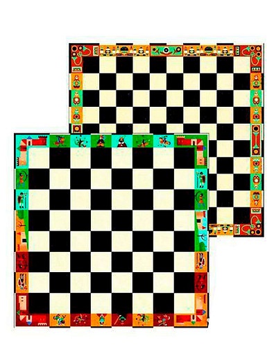Настольная игра "Шахматы и шашки" 27х27 см. Djeco - 7134529082919 - Фото 2