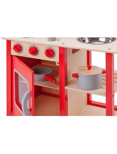 Игрушечная детская кухня 33х61х17см New Classic Toys - 7131329980063 - Фото 3