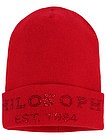 Красная шапка с логотипом - 1354508280075