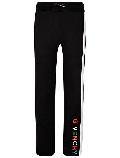 Спортивные брюки с разноцветным логотипом GIVENCHY - 4241109070150 - Фото 1
