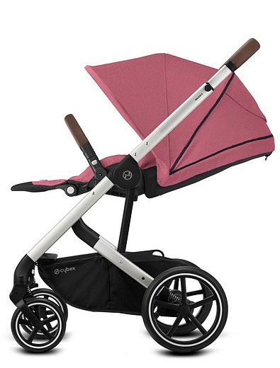 Детская коляска Balios S Lux SLV Magnolia Pink с дождевиком CYBEX - 4004529170127 - Фото 5