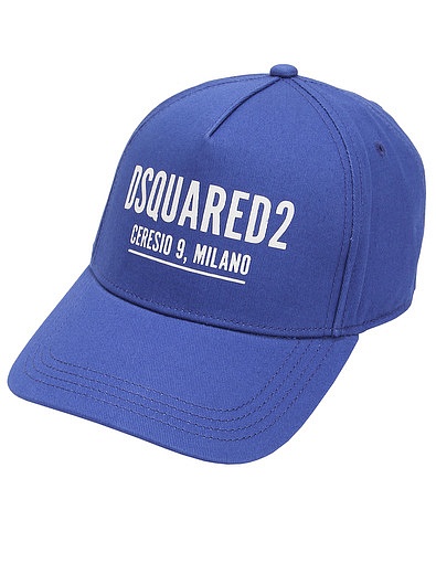 Синяя кепка с логотипом Dsquared2 - 1184528370032 - Фото 1