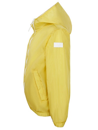 Лимонная ветровка с капюшоном Il Gufo - 1574519370194 - Фото 5