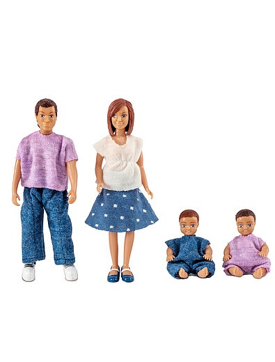 Куклы: Семья с двумя малышами Lundby - 7114529270158 - Фото 1
