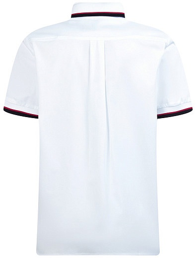 Рубашка с коротким рукавом с вышивкой Dolce & Gabbana - 1014519070972 - Фото 2