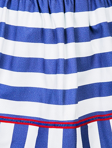 Хлопковая юбка в полоску Paesaggino - 1043809770155 - Фото 2