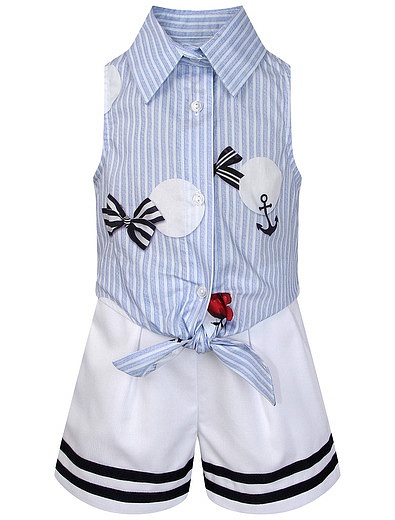 Комплект из блузы и шорт Lapin House - 3024509170078 - Фото 1