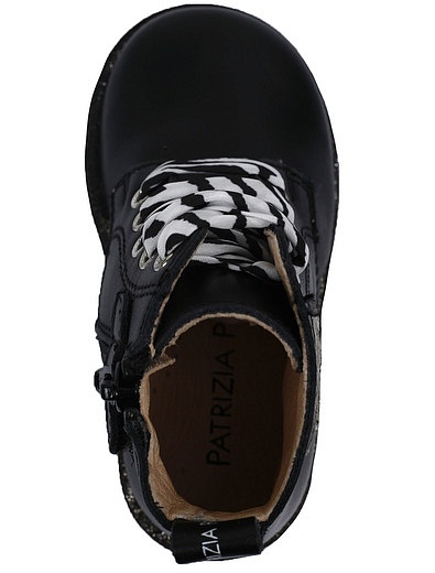 Черные ботинки с сердечком Patrizia Pepe - 2034509184556 - Фото 4