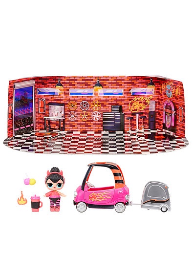 Игровой набор с куклой, автомобиль с прицепом L.O.L. - 7134509270152 - Фото 1