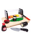 Набор игрушечной посуды и еды "Время суши" из 15 предметов - 7134529281060