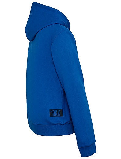 Синий хлопковый спортивный костюм Bikkembergs - 6004519370634 - Фото 4