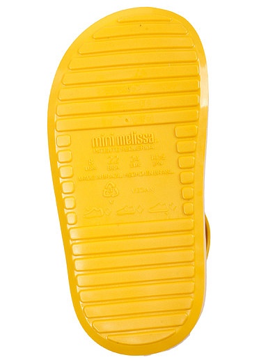 жёлтые пляжные сандалии MELISSA - 2284529270542 - Фото 5