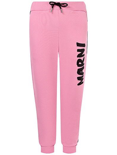 розовые спортивные брюки с логотипом Marni - 4244509280792 - Фото 1