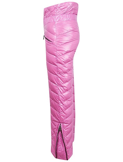 Розовые утепленные брюки NAUMI - 1602609980036 - Фото 2