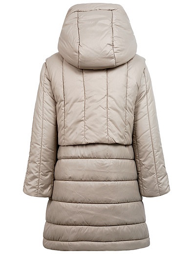 Утеплённое пальто с жилетом SILVER SPOON - 1124509280745 - Фото 12