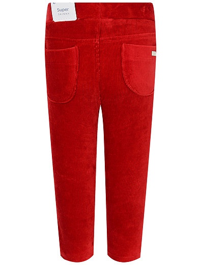 Вельветовые красные брюки Mayoral - 1084509183739 - Фото 2