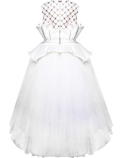 Белое платье с пышной юбкой CIERTO - 1051209780506 - Фото 2