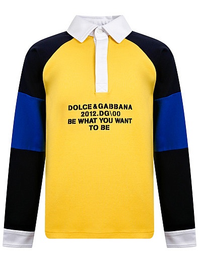 Поло с длинным рукавом Dolce & Gabbana - 1144519181849 - Фото 1