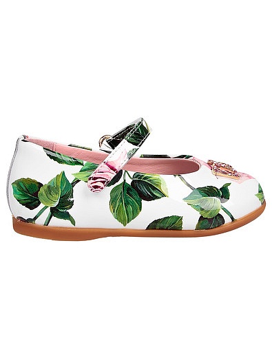 Туфли с принтом Тропические розы Dolce & Gabbana - 2013909070027 - Фото 2