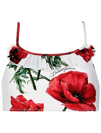 Раздельный купальник с маками Dolce & Gabbana - 0884509370525 - Фото 3