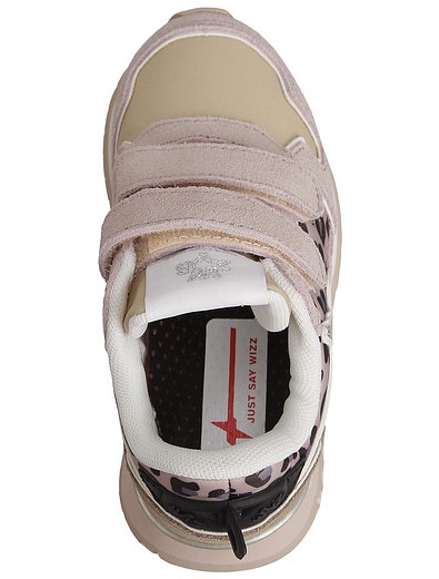 Розовые кроссовки с леопардовым принтом W6YZ - 2104509380521 - Фото 4
