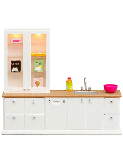 Кухонный набор с буфетом для кукольного дома Lundby - 6944529270329 - Фото 1