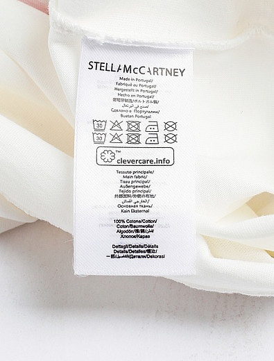 Футболка с принтом цветок Stella McCartney - 1132109070086 - Фото 3