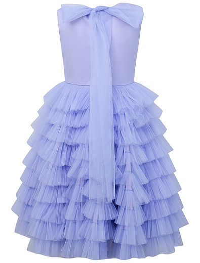 Лавандовое многослойное платье с бантом Windy ENN`STORE - 1052000980010 - Фото 6