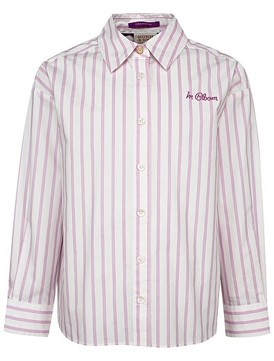 Рубашка в розовую полоску SCOTCH & SODA - 1014509370051 - Фото 1