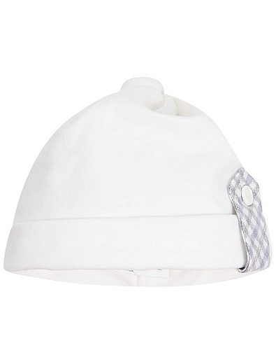 Белая хлопковая шапка Aletta - 1354519081418 - Фото 1