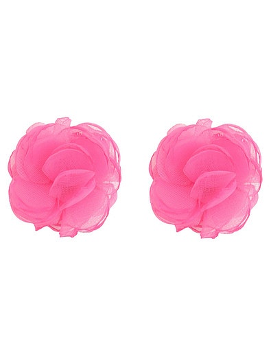 Резинка для волос  2 шт &quot;розовый цветок&quot; Junefee - 4884500270530 - Фото 1