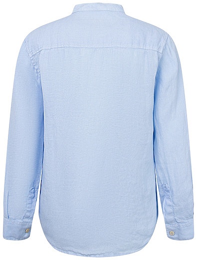 Льняная рубашка с карманом Il Gufo - 1014519071900 - Фото 2