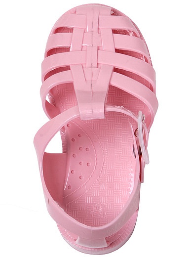 Розовые резиновые сандалии EMPORIO ARMANI - 2072609970044 - Фото 4