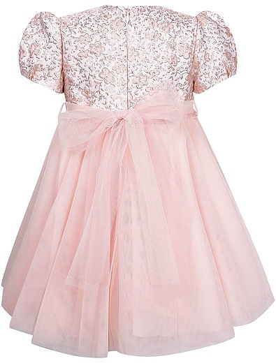 Розовое платье с бантом Aletta - 1052609880568 - Фото 3
