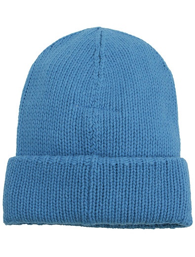 Синяя шапка с логотипом MM6 Maison Margiela - 1354528280314 - Фото 2